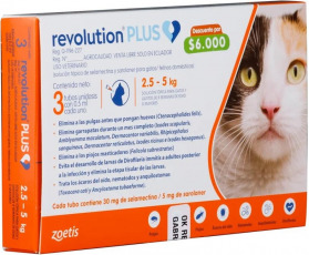 Antiparasitario Revolution Plus Gatos 0,5ml TBX3